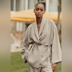 Zara kimono wrap top